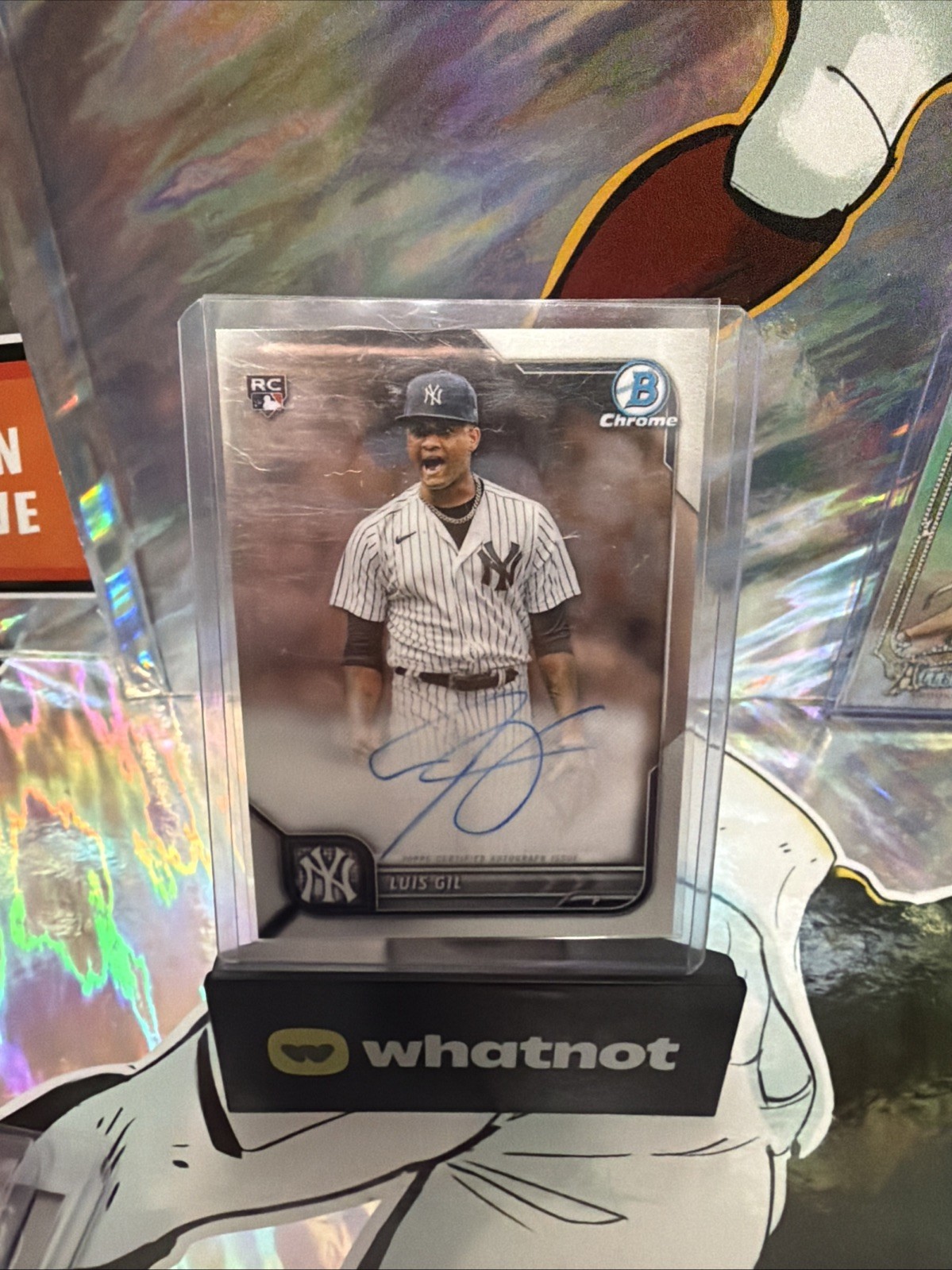 2022 Bowman Luis Gil Chrome Auto Autograph RC #CRA-LG New York Yankees Rookie