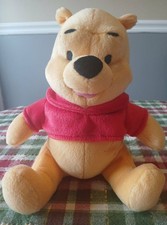 Fisher Price Winnie The Pooh 9" Plush Stuffed Animal Toy Very Good Condition