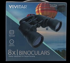 Vivitar Binoculars 8x Angular/ Linear Up To 1000 Yards NEW IN BOX with Case