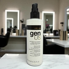 Genus Argan Hydrating Spray Hair Mask Leave-In For Dry, Frizzy Hair 6.76 oz READ