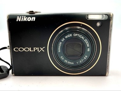 Nikon COOLPIX S640 Black Digital Camera 12.2MP 2.7in TFT Compact