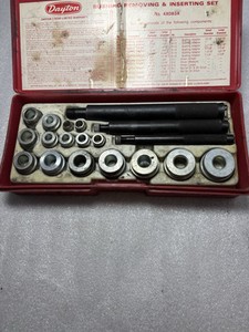 Dayton 4X083A Hand Tool Bushing Removing and Insert Set (missing N-2 nut)