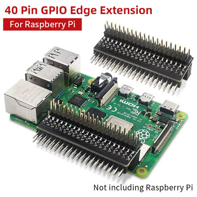 Raspberry Pi 40 Pin GPIO Extension Header Double Row Right Angle GPIO Edge Exten