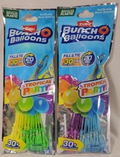 Zuru Bunch O Balloons Tropical Party 30 2-pack Water Balloons Toy Fun No Tie