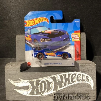 Hot Wheels Dodge Viper SRT10 ACR - Then and Now - 2022 Mainline - Leichter Knick