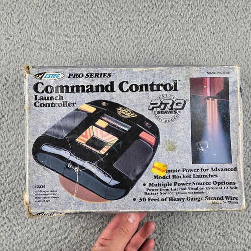 Estes Command Control Launch Controller Pro Series #2234 Black Vintage Rocketry