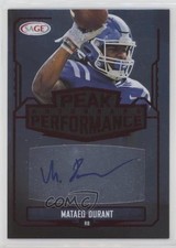 2022 SAGE Low Series Peak Performance Auto Red Mataeo Durant #PKA-MD Auto 0hl9