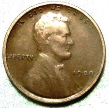 1909 VDB Wheat Cent XF EXTRA FINE Brown 1st Year Lincoln RARE 28 MiL Must HAVE