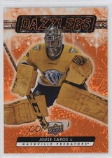 2023-24 Upper Deck Series 1 Dazzlers Orange Juuse Saros #DZ-48 17r2