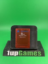 Sony Playstation 2 PS2 Official OEM MagicGate 8mb Memory Card Red SCPH-10020 T07