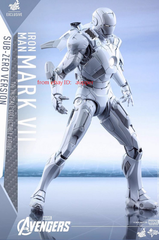Hottoys Ht 1/6 Mms329 Iron Man Mk7 Sub-Zero Ver. Action Figure New Toys In Stock