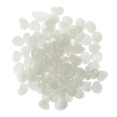 100 Pcs Farbe Die Im Dunkeln Leuchtet Leuchtende Steine Aquariumkies
