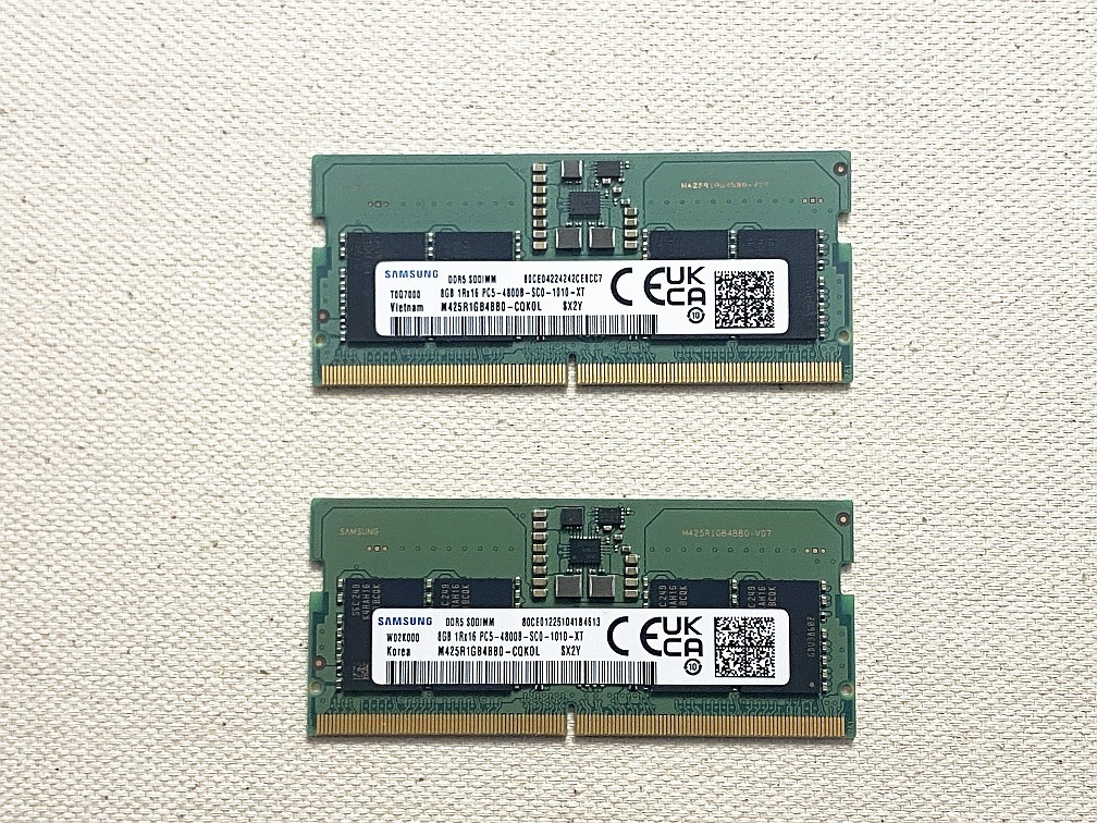 SAMSUNG DDR5 16GB （8G＊2）PC5-4800B SODIMM SAMSUNG 16GB (2X8GB) RAM DDR5 4800MHz PC5 SODIMM LAPTOP MEMORY | eBay