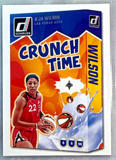 A'Ja Wilson 2025 Panini Donruss Crunch Time Insert Card-# 12 Las Vegas Aces