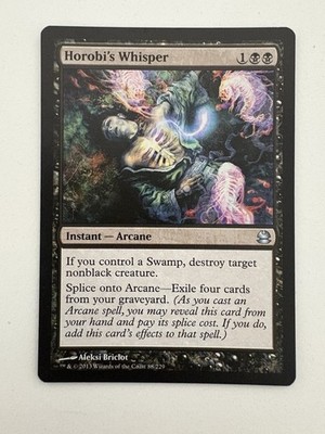 Horobi s Whisper MTG Magic the Gathering Card NM Near Mint Modern Masters