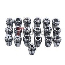 19pcs/set ER16 COLLET SET Complete Sizes including all 16th, 32nds  64th--New