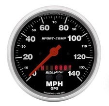 Autometer 3983 Sport-comp Speedometer 5 140 Mph Gps Autometer 3983 Sport-comp Speedometer 5 140 Mph Gps