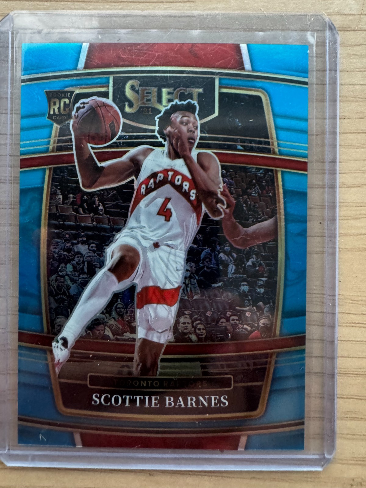 2021-22 Panini Select - Concourse Scottie Barnes #74 Light Blue Prizm /299 (RC)