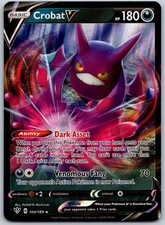 Crobat V 104/189 SWSH03: Darkness Ablaze Ultra Rare Pokemon TCG NM English 2020