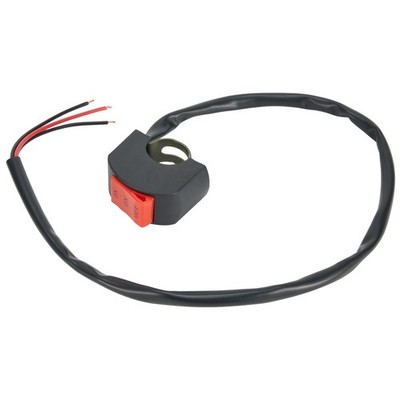 22mm Motorrad Schalter mit LED Anzeige ON ON OFF 7/8 Zoll Bar Mount