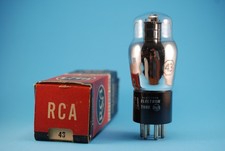 RCA 43 NOS NIB Tested Vacuum Pentode Power Output Tube g 