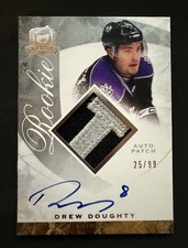 2008-09 UD The Cup #146 Drew Doughty Rookie Patch Auto /99 RC LA Kings NM