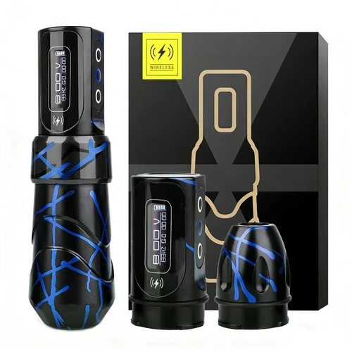 DM Flux MAX Wireless Tattoo Machine 4.0mm Stroke Coreless Motor 2 Batteries - product listing photo