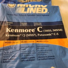Kenmore "C" Vacuum Bags Micro Filtration 17 bags 5055,50558 Q 50557 Panasonic C5