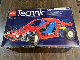 Vintage Lego Technic Sets 8865 Auto Chassis And 8020 100% Complete With Manuals