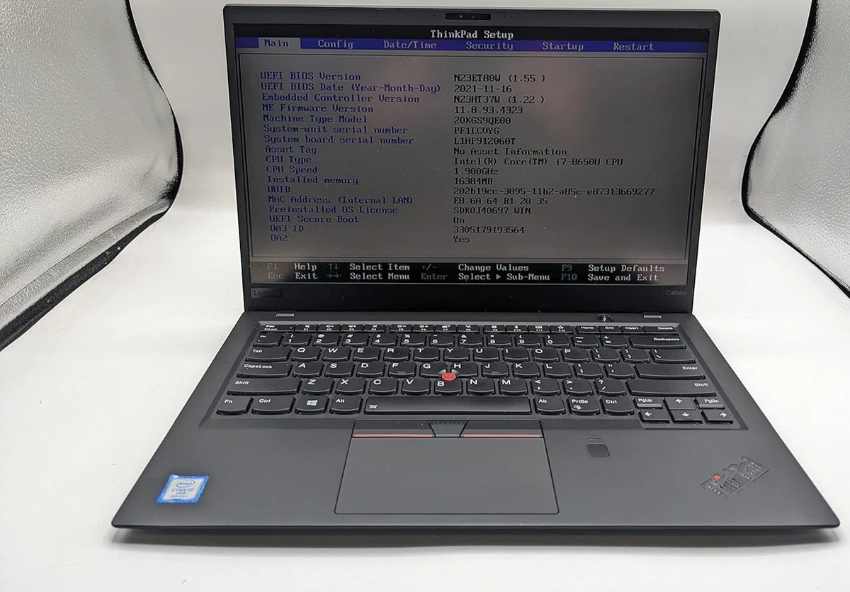 Las mejores ofertas en Lenovo Thinkpad X1 Carbon 6th Gen