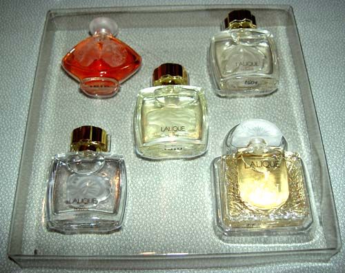 LALIQUE FLACONS COLLECTION ラリック ミニ香水 ☆ラリックLaliqueドゥラリックミニチュアコレクション1998