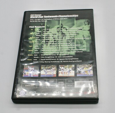 2001 Vietnam world cup Taekwondo championships dvd vol 1 | eBay