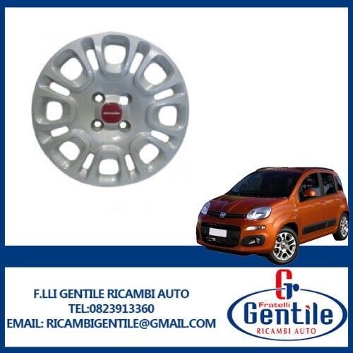 FIAT PANDA AB 2012 RADKAPPE DIAM 14 RADZIERBLENDE RADZIERBLENDE - Bild 2 von 2