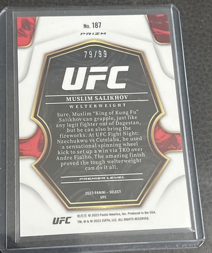 2023 Select Red Disco /99 Muslim Salikhov No. 187! - Picture 2 of 2