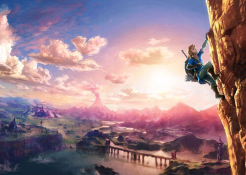 Legend of Zelda Breath of the Wild Art poster 24 x 36 inches FAST USA SHIPPING - Picture 2 of 2