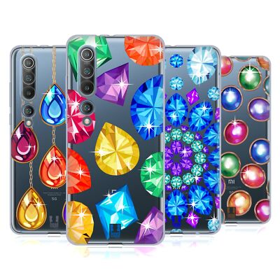 HEAD CASE DESIGNS SPARKLING GEMSTONES SOFT GEL CASE FOR XIAOMI PHONES