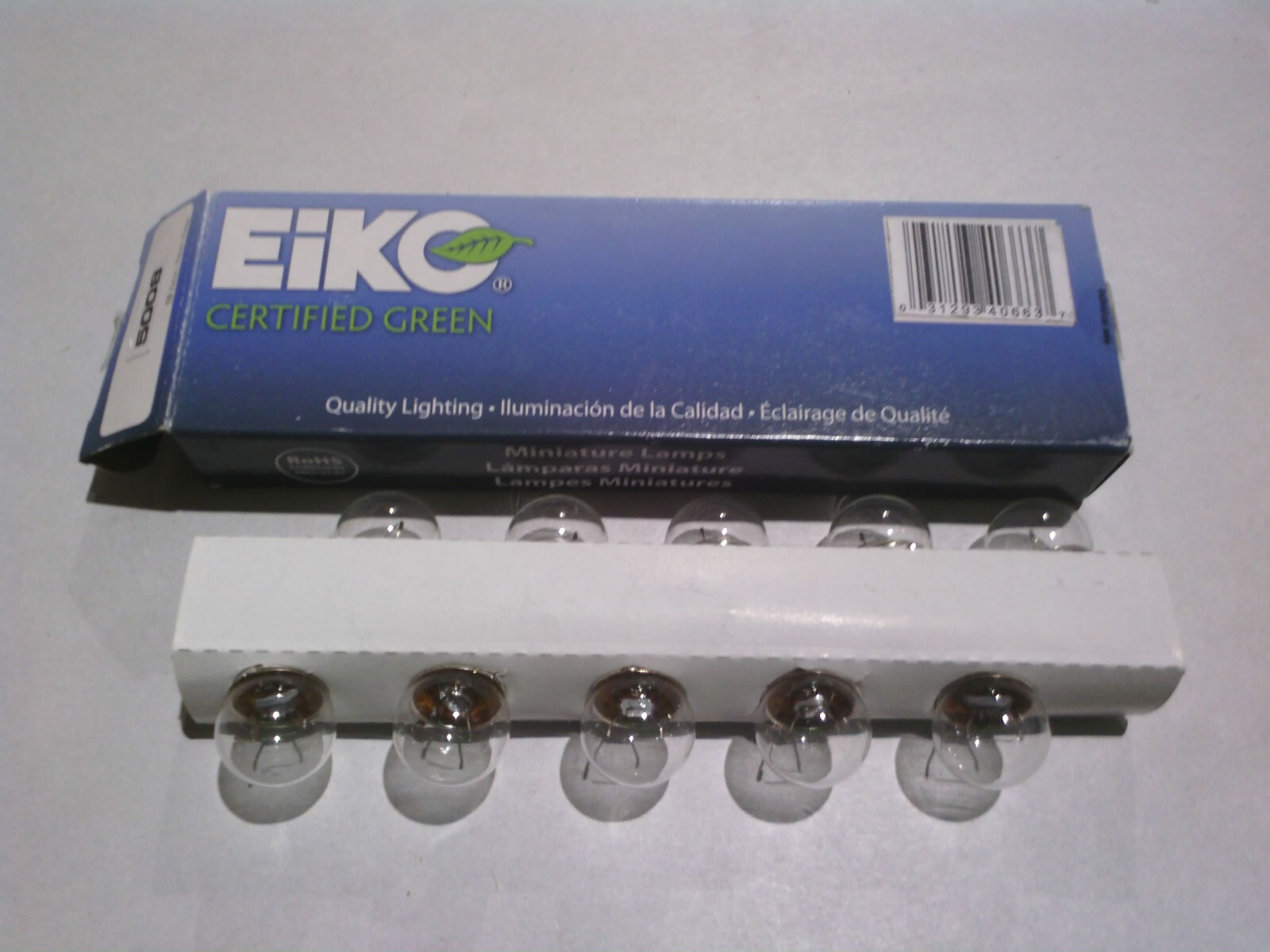 Eiko Miniature Light Bulbs 5008-10 PACK