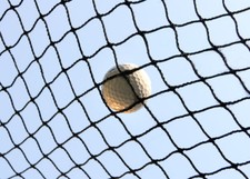 PRACTICE AID TRAINING DRIVING BLACK 20' X 10' GOLF HIT IMPACT SCREEN NET 1" 18