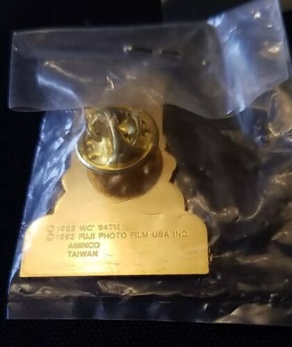 Vintage ~ 4 FUJIFILM Blimp Imaging Specialist Plane '94 World Cup Lapel Pin LOT - Picture 6 of 9