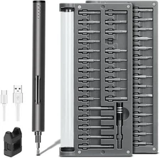 Mini Electric Screwdriver Small Portable Cordless Power Screwdriver Set with ...