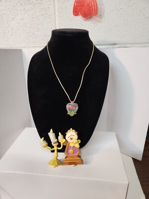 2002 Disney Playmates Interactive Princess Belle Replacement Parts ''Lumiere'',...
