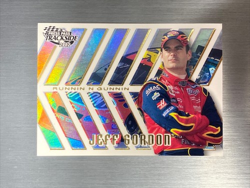 2002 Press Pass Trackside Runnin N Gunnin RG2/9 Jeff Gordon