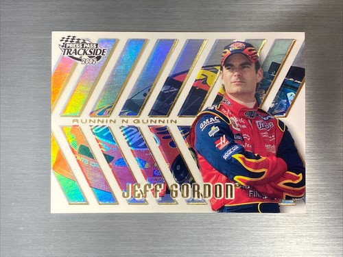 2002 Press Pass  Trackside Runnin N Gunnin RG2/9 Jeff Gordon - Afbeelding 1 van 2