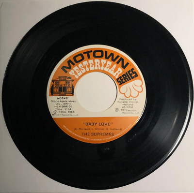 The Supremes / BABY LOVE & Where Did Our Love Go / 7'' 45rpm / NM