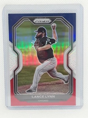 Lance Lynn 2021 Prizm Baseball - Red White & Blue #240 - Chicago White Sox