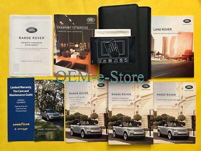 2016 Land Range Rover HSE Full Size Owners Handbook Manual
