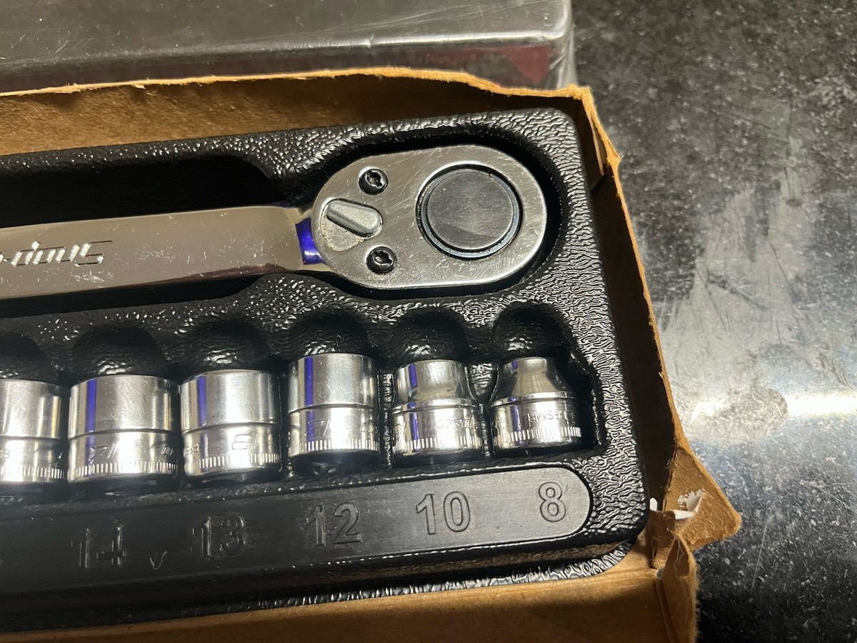 Snap on Tools 10pc 3/8”dr Metric Low Profile Socket Set 210RAFSMA