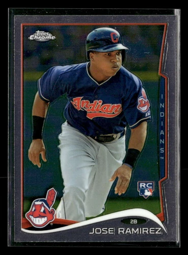 2014 Topps Chrome Jose Ramirez #45 Rookie Cleveland Indians U1986