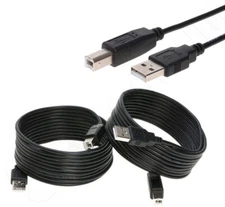 USB 2.0 Printer Cable A Male to B Male Cord for HP Cannon Epson Dell Brother