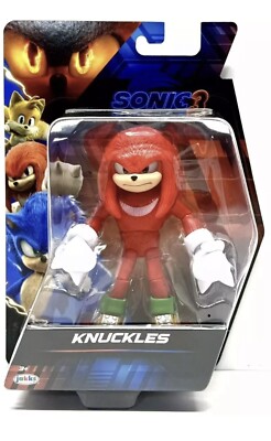 KNUCKLES Sonic The Hedgehog 3 Movie 5'' Figure Jakks Pacific Wave 2